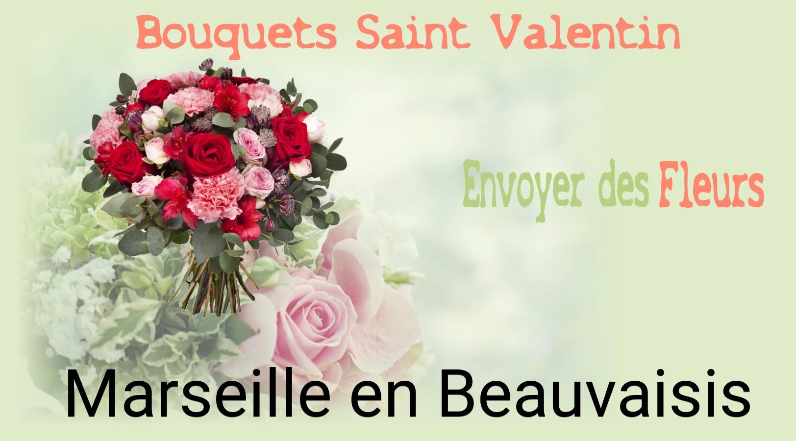 Roses de Saint-Valentin livrées à Marseille-en-Beauvaisis